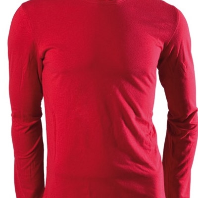 maglietta manica lungat-shirt elasticizzata unisex