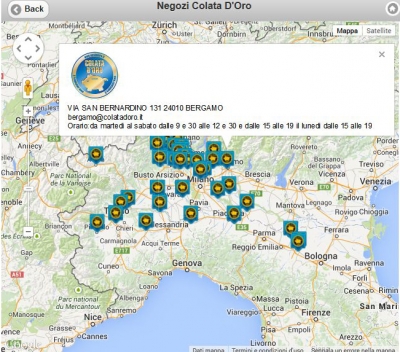 Mappa Di Localizzazionemappe interattive per utenti programmi aziendali